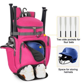 Goloni Basketball Backpack,Basketball Bag with Ball Compartment & Shoe Compartment,Baseball Bag for Basketball, Soccer,Volleyball