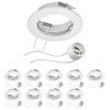 ledscom.de FERE Ceiling Mounting Frame Matt White (LED/Halogen/GU10/MR16/PAR16/50 mm) Including