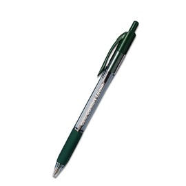 Cello Ballpoint Pen Green Pens Comfort Grip Ball Pens Medium Point Biros,Retractable Ballpoint Pens (1.0MM) Green Pen, Pack of 12 | ideal for office, Home, and School Stationary supplies