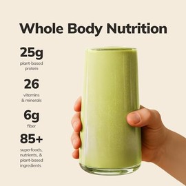 Ka’Chava Whole Body Meal Shake Matcha 2 lb – Vegan Protein Powder with 85+ Superfoods & Greens – Plant-Based Meal Replacement with Probiotics & Digest