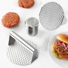 Smashed Burger Press Stainless Steel Burger Press Round Burger Smasher