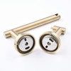 Toilet Roll Holder, NEWRAIN Bathroom Toilet Roll Holder Wall Mounted,