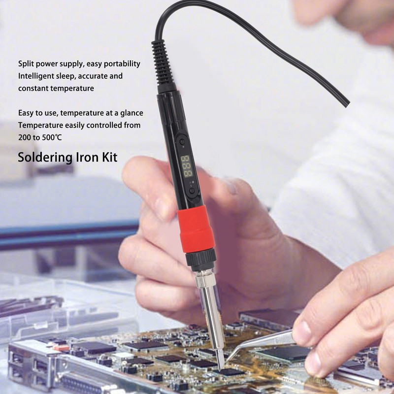Soldering Iron Kit Electric Digital Portable Adjustable Gun Welding Tools