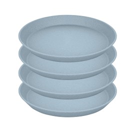 Koziol Connect Plate 7100716 205 mm Small Plate Set of 4 Nature Flower Blue