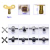 VooGenzek 8 Piece Tool Key Set, Universal Key for Plumbers,
