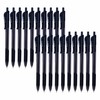 CLARO Trion Grip RT Retractable Ballpoint Pens, BLACK, Fine Point