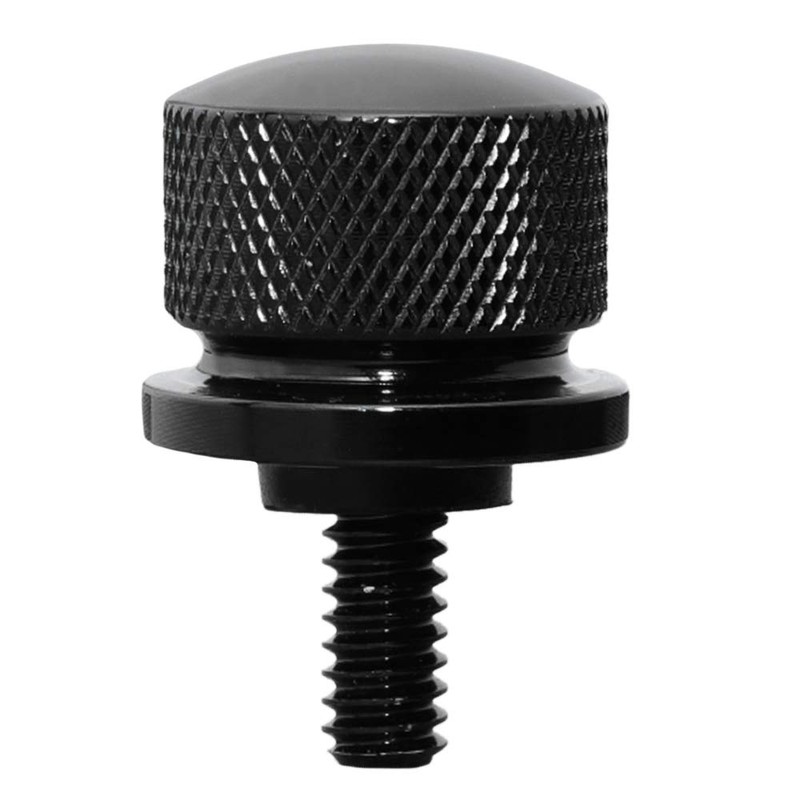 GUAIMI Black Seat Bolt Screw 1/4"-20 Thread Compatible with Harley