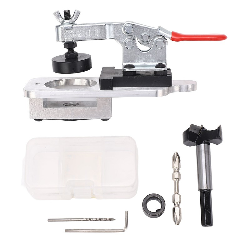 Concealed Door Hinge Jig 35mm Cabinet Hinge Drilling Guide Locator