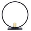 Simple Round Candle Holder Wrought Iron Home Candlestick for Dinner