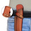 MiOYOOW Knife Sheath, 4.7'' PU Leather Belt Knife Cover Straight