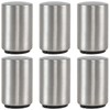 Esdiplot Stainless Steel Push Down Bottle Opener, 6-Pack Silver Beer