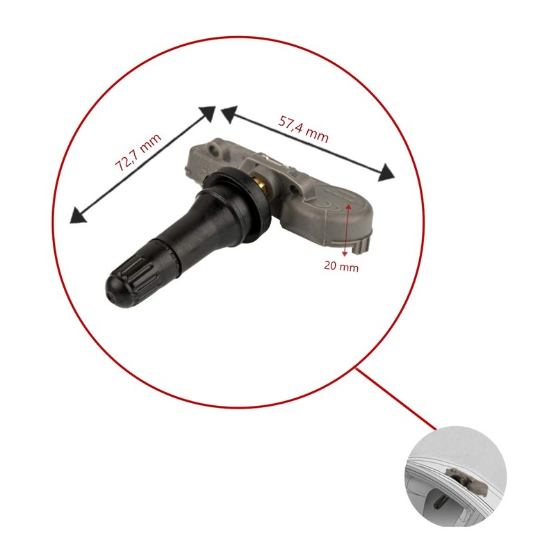 LST TPMS Tyre Pressure 433MHz V363 14-19 Custom V362 13-18