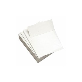 Lettermark Custom Cut-Sheet Copy Paper, 92 Bright, Micro-Perforated 3.66" from Bottom, 20 lb Bond Weight, 8.5 x 11, White, 500/Ream