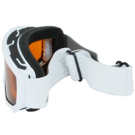 ALPINA SCARABEO JR. - Beschlagfreie, Extrem Robuste & Bruchsichere OTG Skibrille Mit 100% UV-Schutz Für Kinder, white, One Size