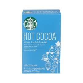 Starbucks Milk Chocolate Cocoa, 8 Count Box, 8 oz (Pack of 1)