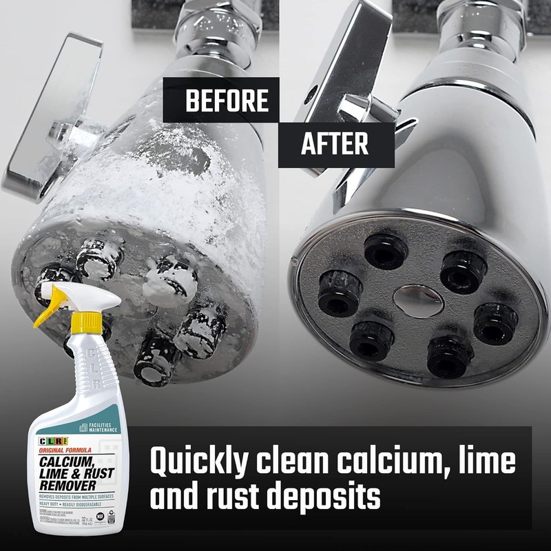 CLR PRO Calcium, Lime & Rust Remover - Quickly Removes