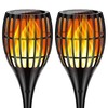 Solar Larger Torch Lights, 43" Solar Torch Lights Outdoor Flickering