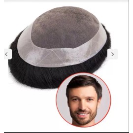 TM Bang Prótesis Capilar Indetectable Cabello 100% Humano