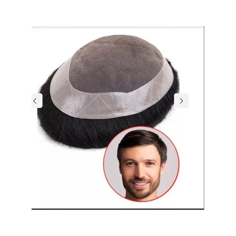 TM Bang Prótesis Capilar Indetectable Cabello 100% Humano