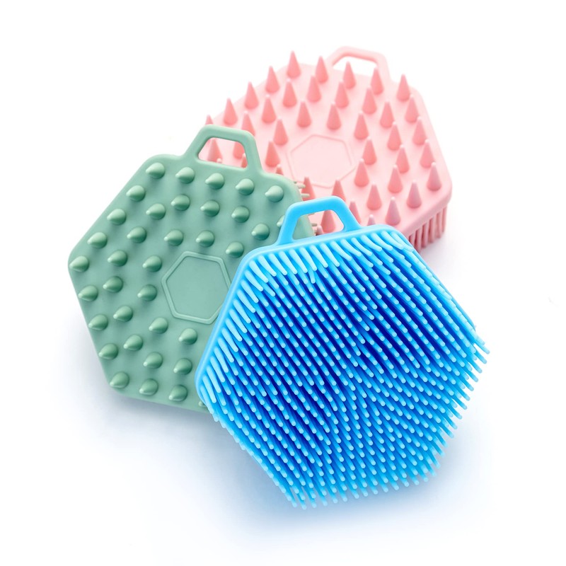 Premium Sensory Brush for Kids or Autism,Soft Silicone Body Scrubber,2