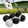 6PCS Golf Balls Synthetic Rubber Resin Putting Practice Ball for