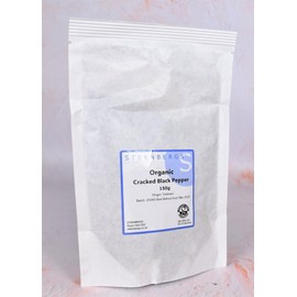 Steenbergs Organic Cracked Black Pepper 150g