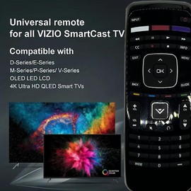 Generic XRT112 Replacement Remote Control fit for Vizio Smart Internet LED TV D-Series M-Series P-Series V-Series UHD LED LCD Smart TV