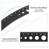PATIKIL Triangular Ruler Set, 15cm Aluminum Metric Ruler 45°60° Triangular