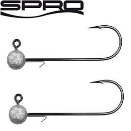 Spro Jighead HD 90 Special Jig – 2 Jig Hooks for Rubber Fish, Jig Head for Rubber Bait, Lead Head for Rubber Shads, Jigs, Size: 5 g / Size 12/0