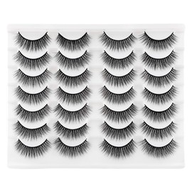 Newcally Newcally Lashes False Eyelashes Natural Fluffy Light Volume Faux Mink Lashes 14 Pairs Pack