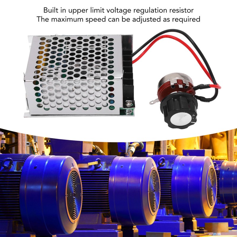 DC Motor Speed Regulator Overcurrent Protection Lightweight Portable Motor Speed