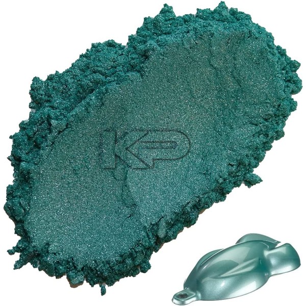 KP Pigments Seafoam Green Pearlescent 100% Pure Fine Mica Powder