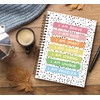 Dejfel Affirmations Boho Rainbow Notebook, Affirmation Journal,Positive Affirmation Gifts, Preppy