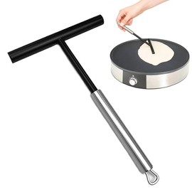 Spatola per Crepes Professionale, Spalmatore per Crepe, per Cucinare Produzione di Crepes Galettes Creme