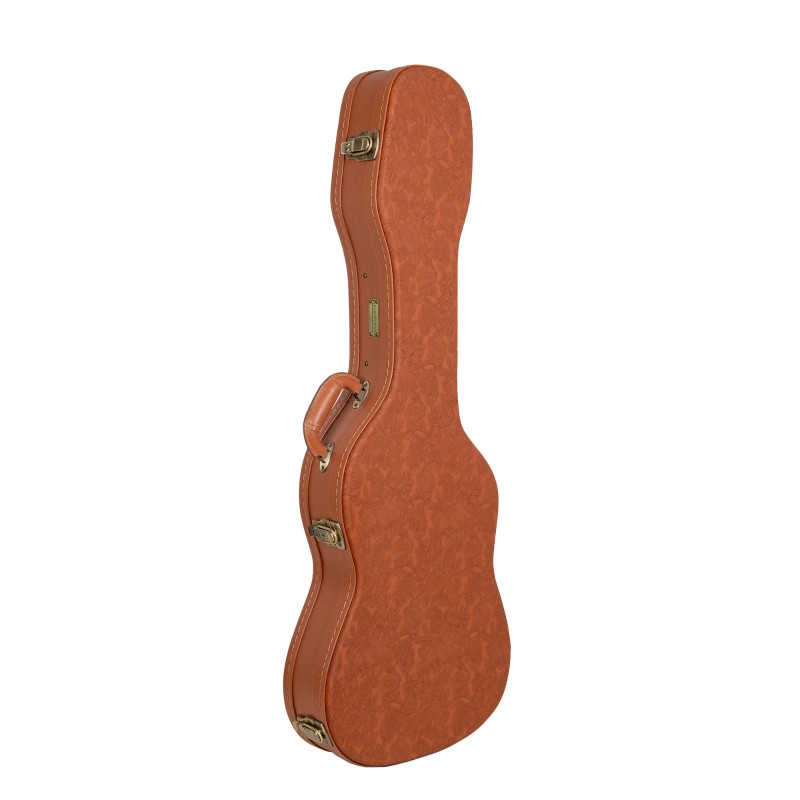 Crossrock Wooden Case for Telecaster and Stratocaster Style Electric Guitars