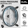 16.5" Pressure Washer Surface Cleaner with 4 Wheels - Stainless
