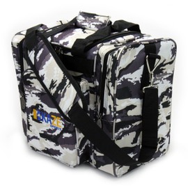 KAZE SPORTS Deluxe Bowling Bag for Single Ball - Tote Bag with Two Side Pockets