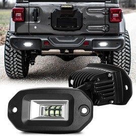 Flush Mount LED Pods, 20W 2PCS Off Road Backup LED Light Bar Driving Lights Fog Lamp for Bumper ATV UTV SUV Truck Boat