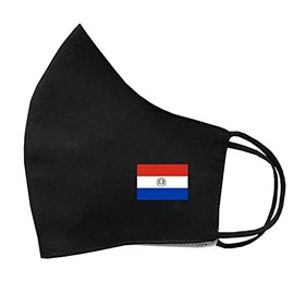 Paraguay Flag Mask Protective Covering Washable Reusable Breathable Paraguayan