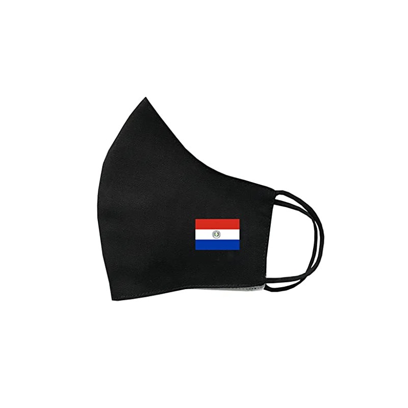 Paraguay Flag Mask Protective Covering Washable Reusable Breathable Paraguayan