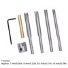 13Pcs Pen Barrel Trimming System Carbon Steel Cutter Shafts for