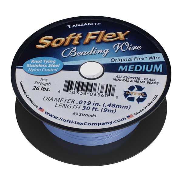 Soft Flex 49 Strand Beading Wire - Medium 0.19 Diameter