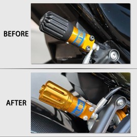 GOLDFAUST Mono Suspension Preload Clip Parts Custom Parts S36 S46 TTX36 Rear Suspension Cover Z900RS Ducati (Rainbow)