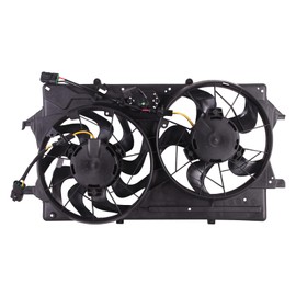 OE Replacement Engine Cooling Fan Assembly for 2003-2004 Ford Focus 2.0L DOHC Sedan / 2003-2004 2.0L DOHC Wagon / 2003-2004 2.0L DOHC Hatchback | Engine Radiator for 3S4Z-8C607CD | FO3115153 | 620-147