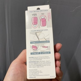 kiss impress press on nails Red medium