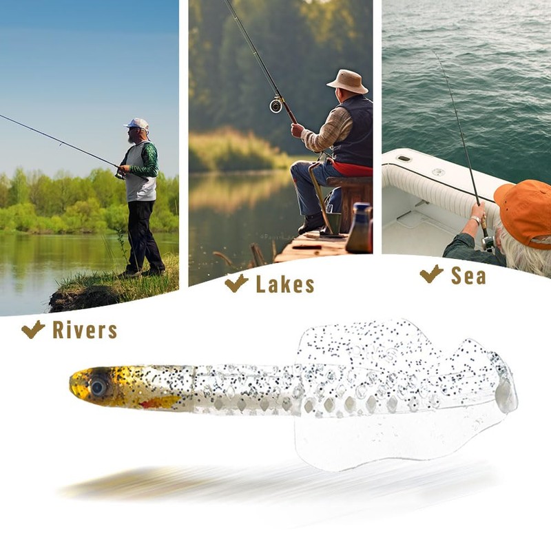 Soft Bait Fishing Home Fishing Floating Lure Suitable for Saltwater