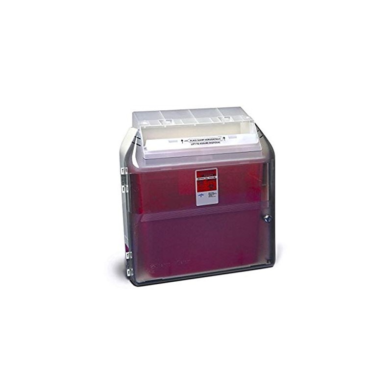Covidien 31307005 Sharps-A-Gator Wall Cabinet, Safety in Room Container, 2