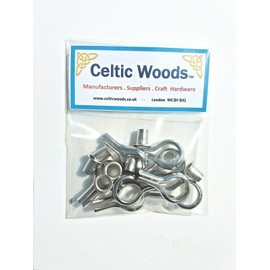 Pack of 8 Silver Coloured NP Banjo Bookcase Furniture Shelf Support Studs and sockets CEN033