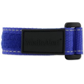 MEDICALERT Foundation Reflective Band Medical ID Bracelet, Medium
