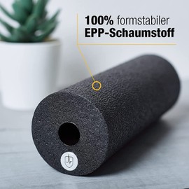 High Pulse® fascia set incl. 2 x fascia ball, 1 x mini fascia roller, 1 x duo-ball and exercise poster (English language not guaranteed), combination set for a targeted, deep-effective massage of fascia and muscle regeneration, S